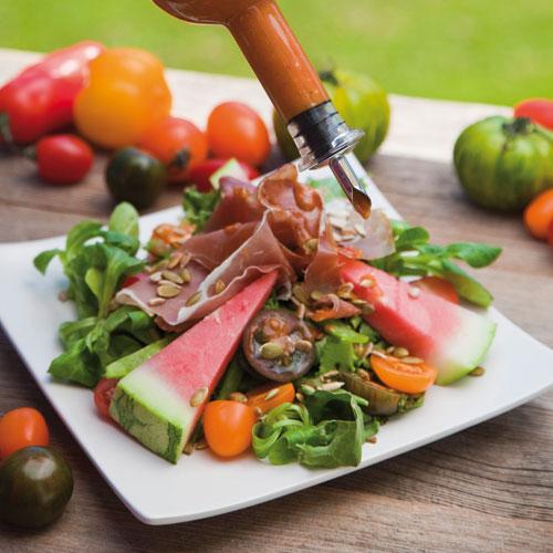 Tomatsallad med melon och parmaskinka Hemmets Journal