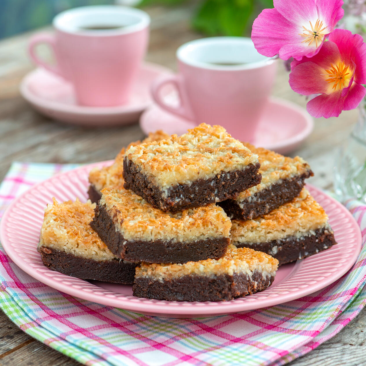 Brownies med ­kokostosca Hemmets Journal