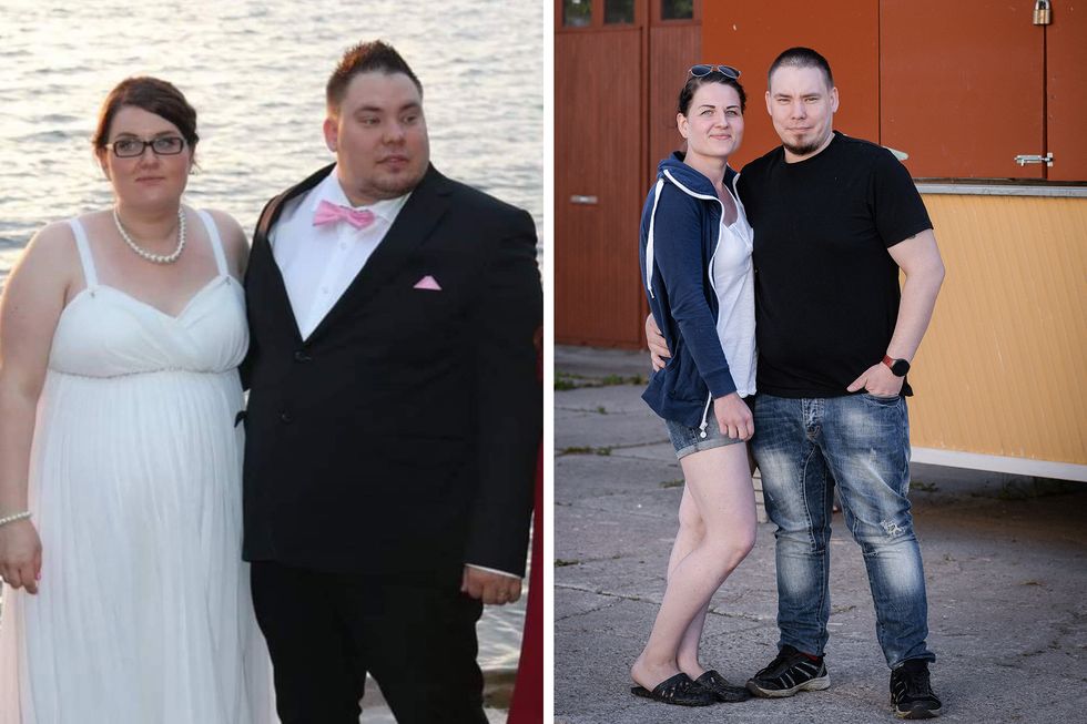 Så gick Sandra och Tony ner 70 kilo: