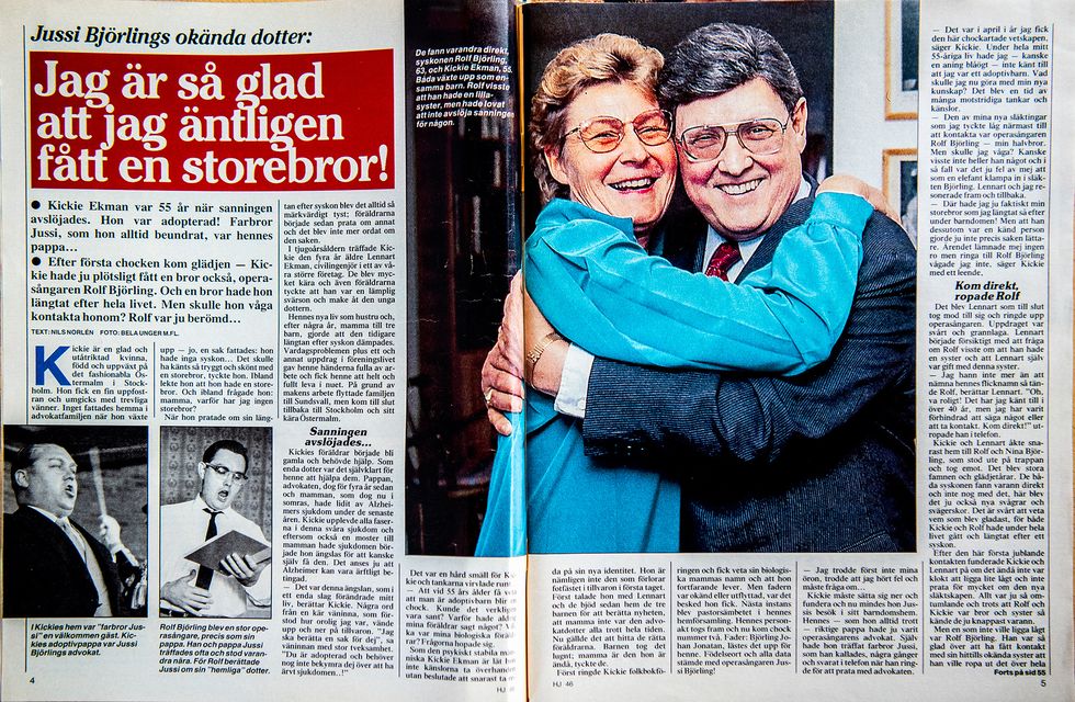 Kickie fick veta sanningen efter 55 år: