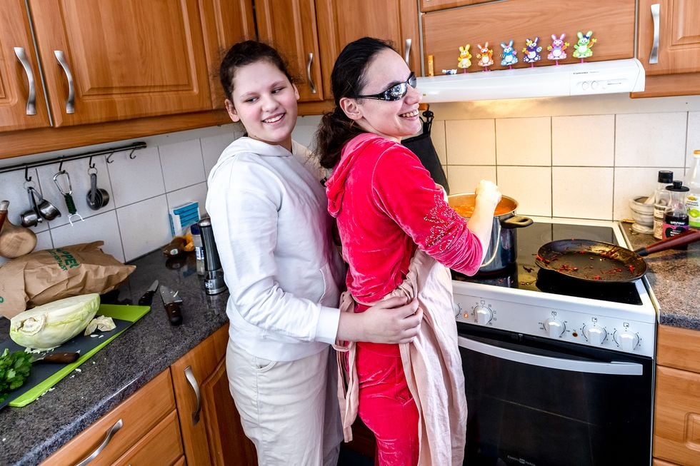 Lena öppnade sitt hem för ukrainska Olena: