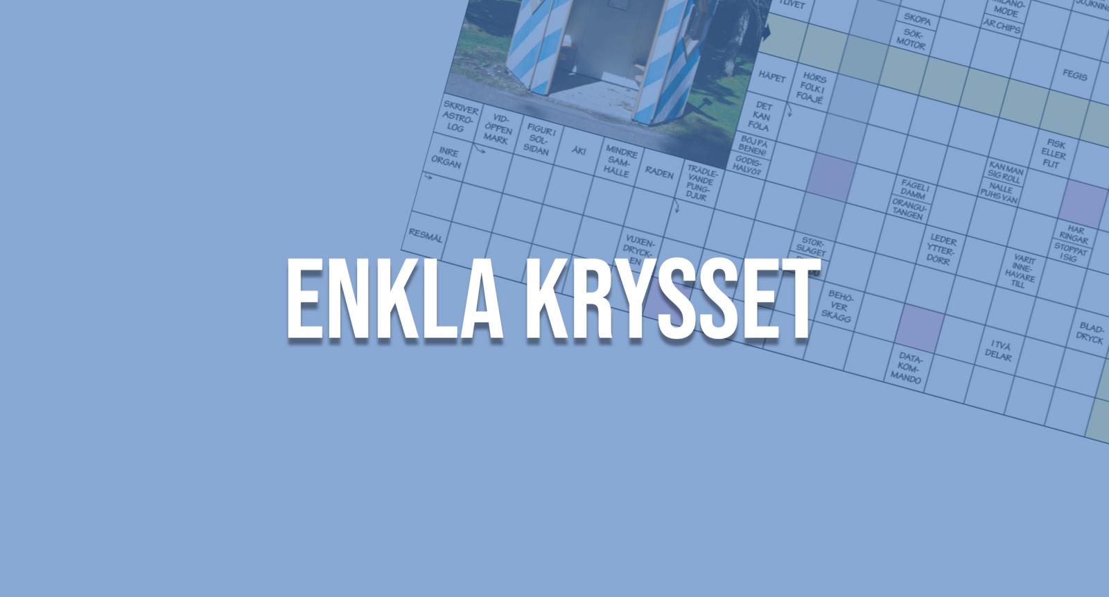 Enkla krysset 23 2023