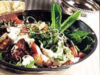 Fransk bondsallad med fläsk