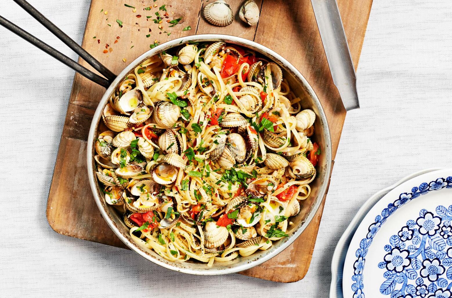 Pasta vongole musselpasta Icakuriren