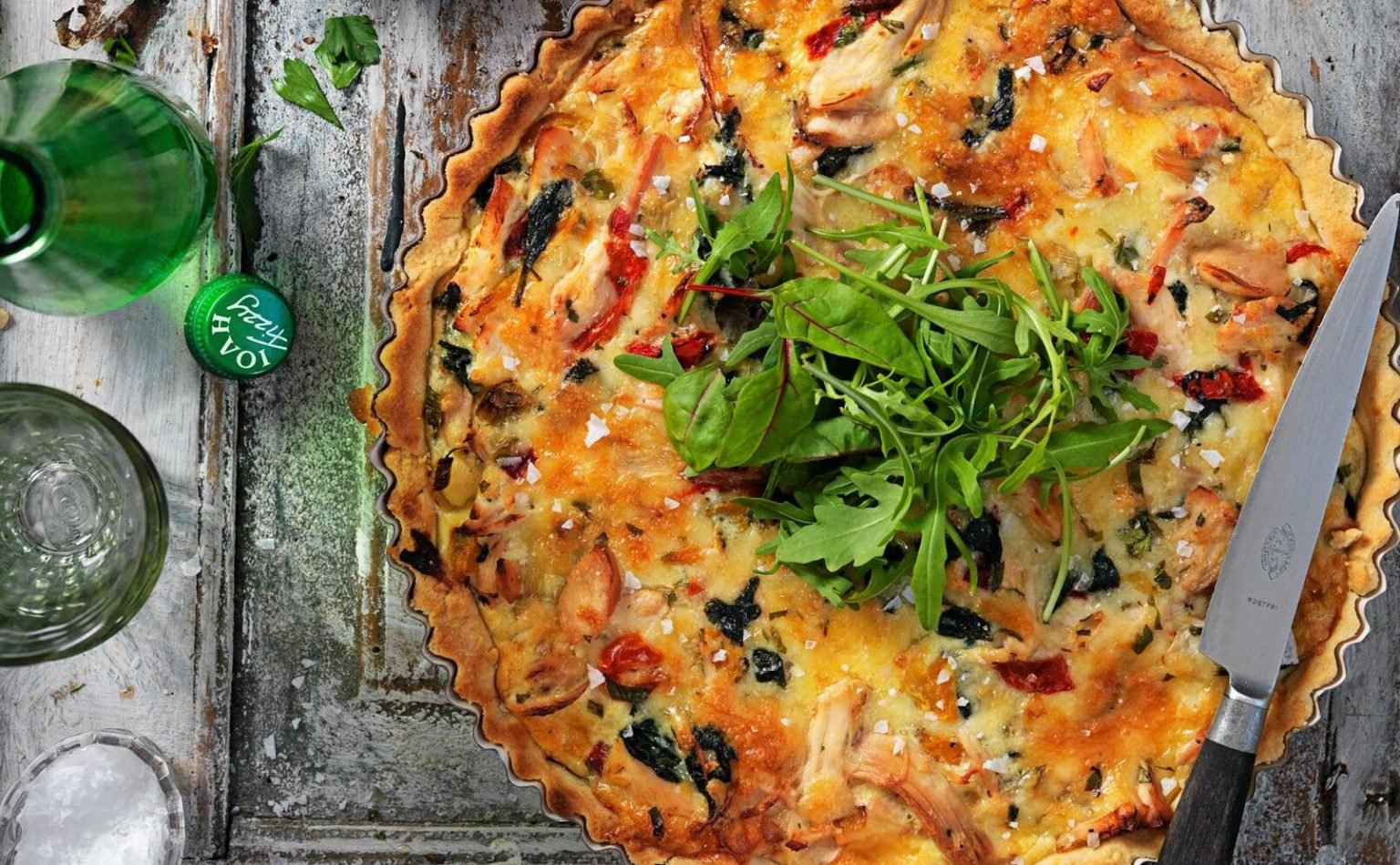 Kycklingpaj med grillad paprika Icakuriren