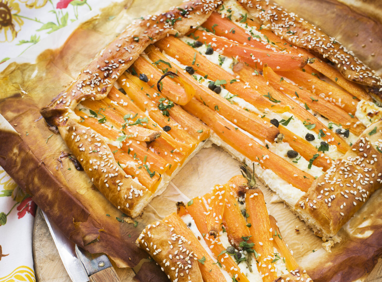 Morotsgalette med ricotta Icakuriren