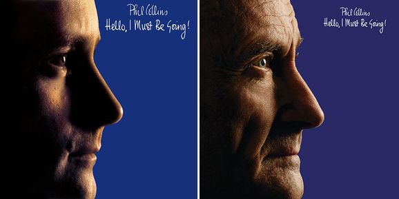 Bilder: Phil Collins har satt sitt äldre jag på albumen