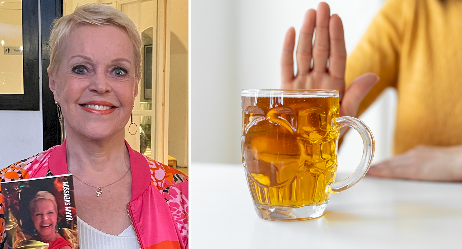 Karin blev helnykter vid 65: ”Jag drack allt mer men det var inte roligt längre”